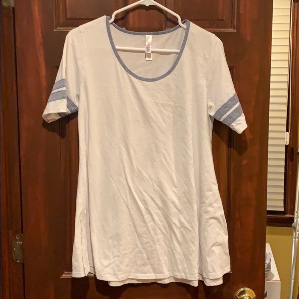 LuLaRoe white perfect T